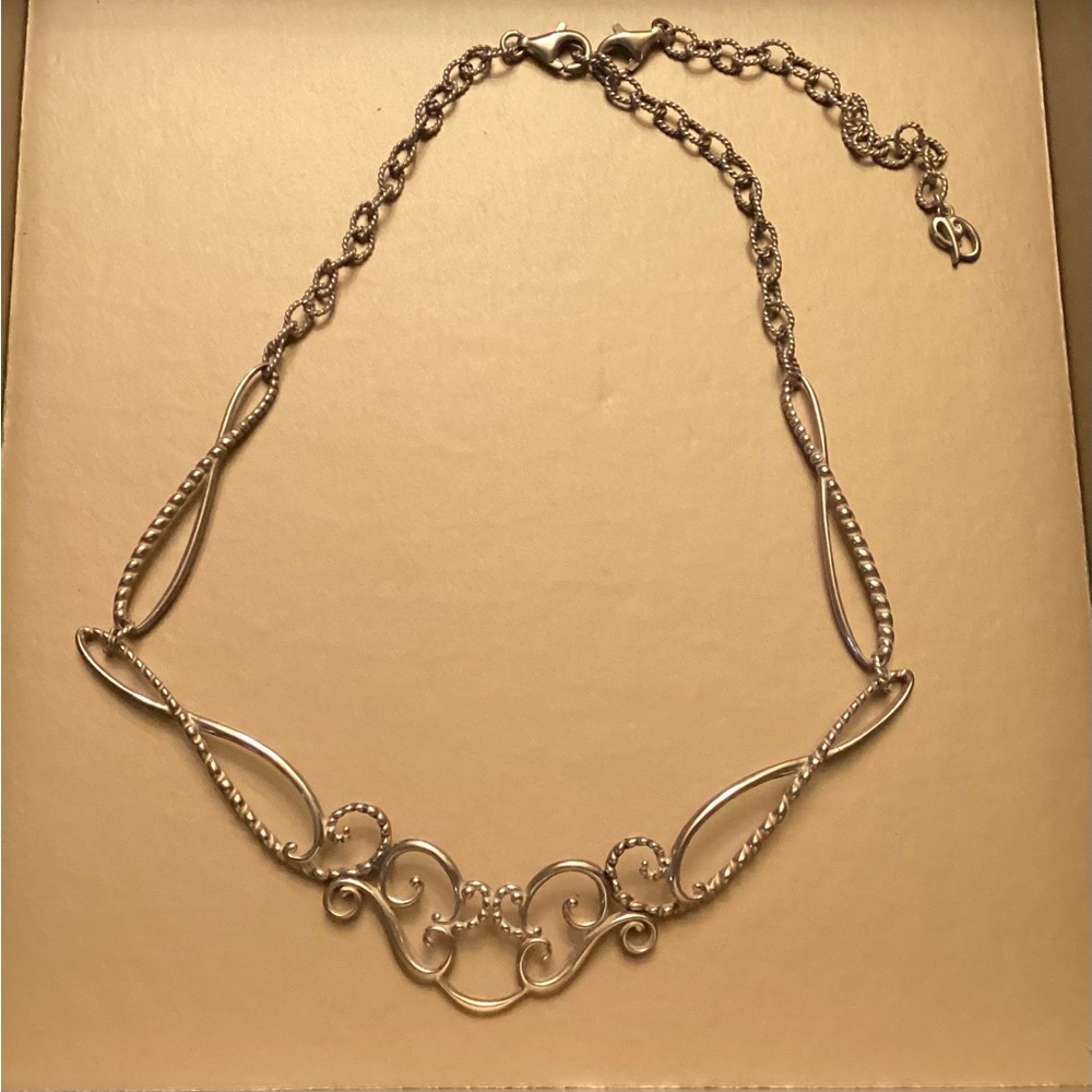 Carolyn Pollack .925 Sterling Silver Necklace with Pendant